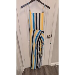 Junior's Material Girl Striped Maxi‎ Dress Size Small